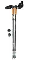 Телескопические палки для скандинавской ходьбы Kaiser Sport Kaiser Sport Nordic Walking Black